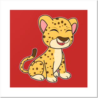 Baby Cheetah Cute Posters and Art